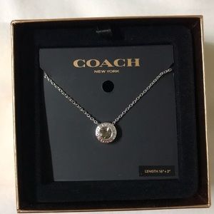 COACH Silver necklace 16”